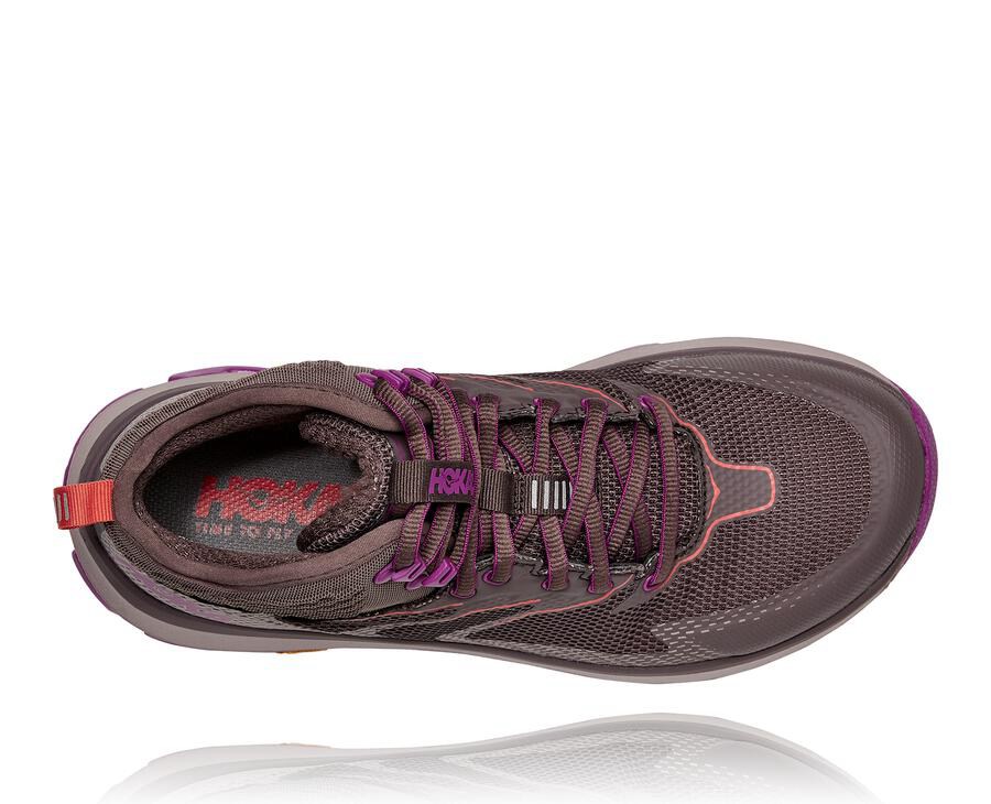 Hiking Boots Womens - Hoka One One Toa GORE-TEX - Purple - MBUQJIH-71